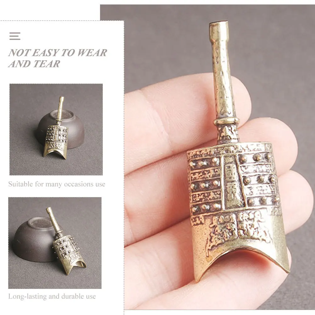 

Brass Bianzhong Chime Exquisite Small Size Home Office Decoration Miniature Chime Ornament Desktop Decor House Model