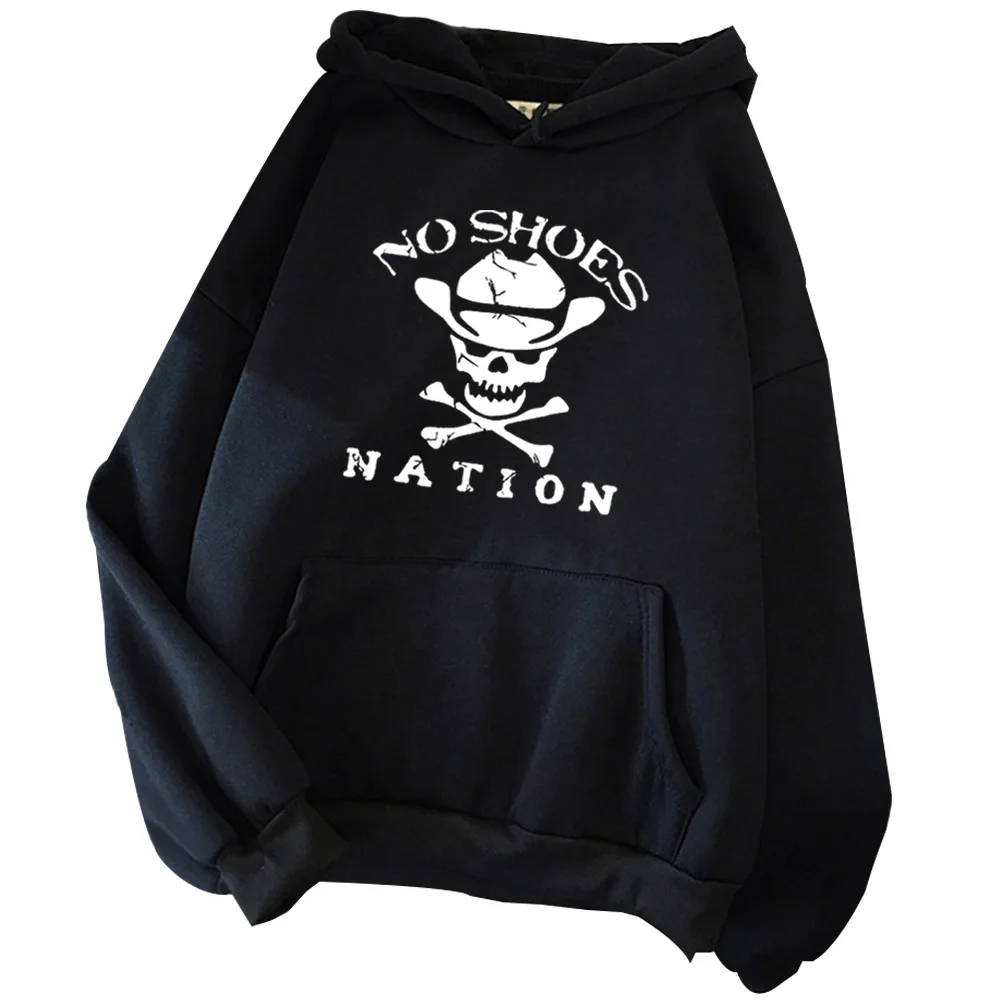 Kenny Chesney No Shoes Nation Skull Hoodie Kenny Chesney Fan Gift Unisex Harajuku Long Sleeve Sweatshirts