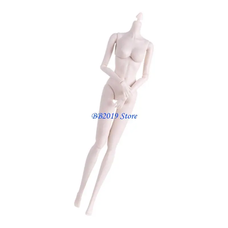 

Q0KB 30Cm Movable Doll Body Nude Doll With Flexible Joint And Realistic Skin Texture