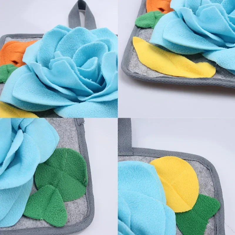 Little Pet Smelling Pad Fun Puzzle Decompression Toy Bunny Slow Food Mat Pets Supplies For Rabbit Hamster Guinea Pig Bird Lapin