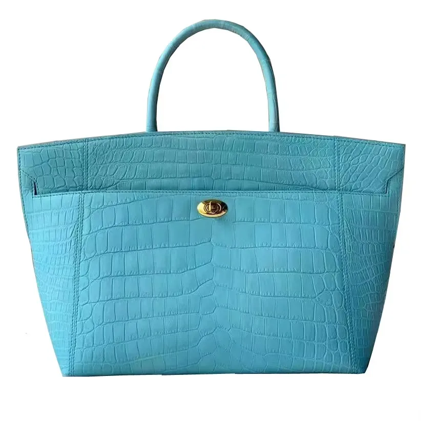 yingshang new women handbag female handbag crocodile bag fashion blue bag