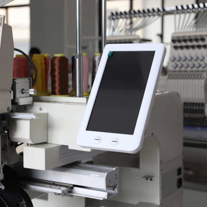 Industrial Embroidery Machine Computerized Multi-needle Commercial Sewing Machine for Cap Hat T-Shirt Hoodie Shop