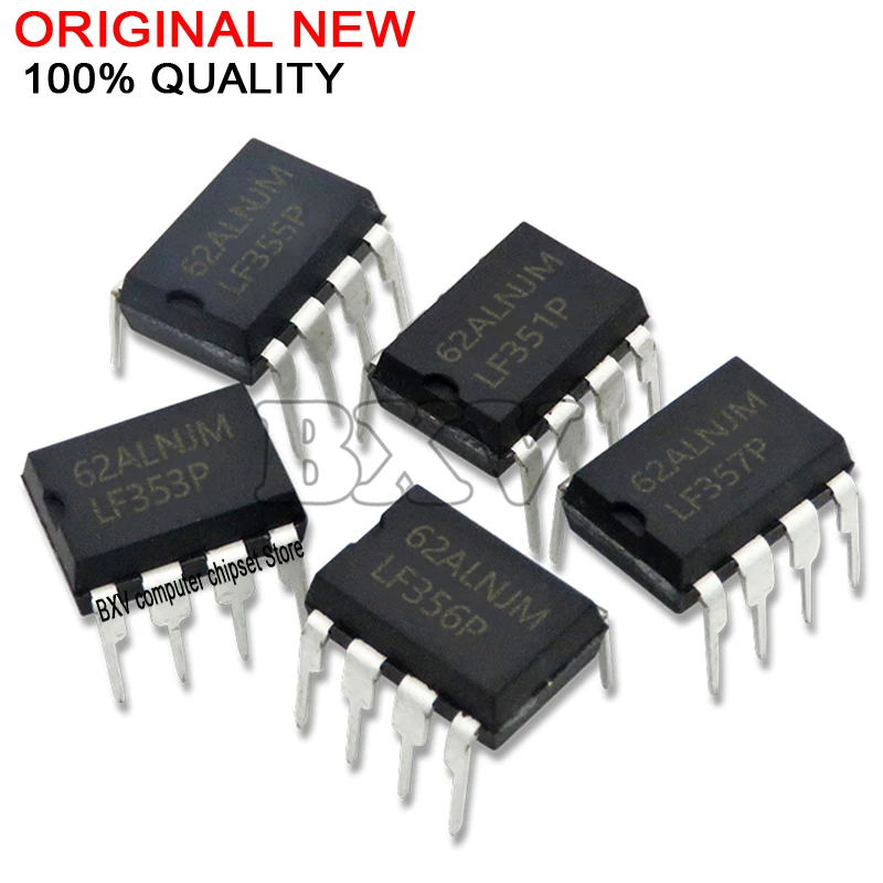 10PCS LF353P LF353N DIP-8 LF353 DIP LF357N LF357 LF356N LF356 LF355N LF351N LF351 LF356P LF357P LF351P LF398N LF398 LF398P DIP