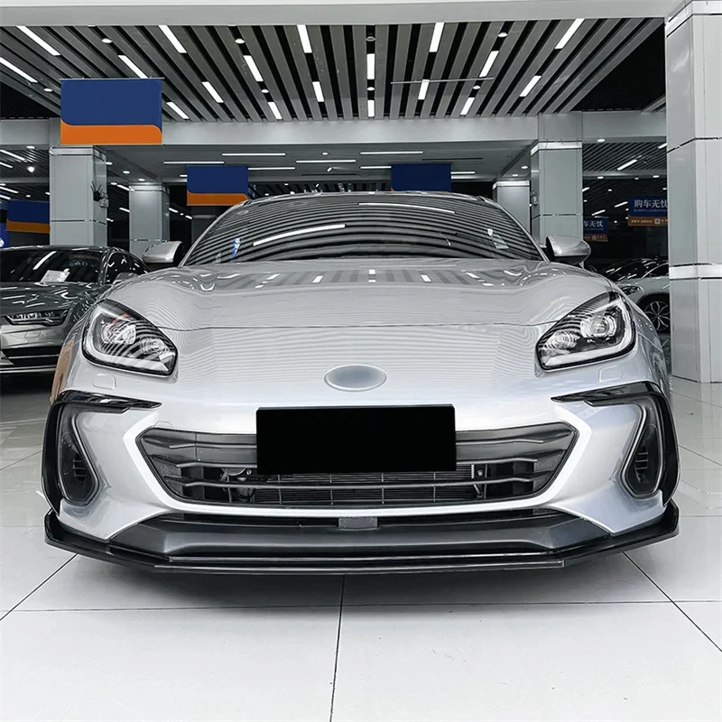 For Subaru Brz 2021 2022 2023 Cars Accessories Car Front Bumper Lip Splitter Diffuser Body Kit Spoiler Bumper