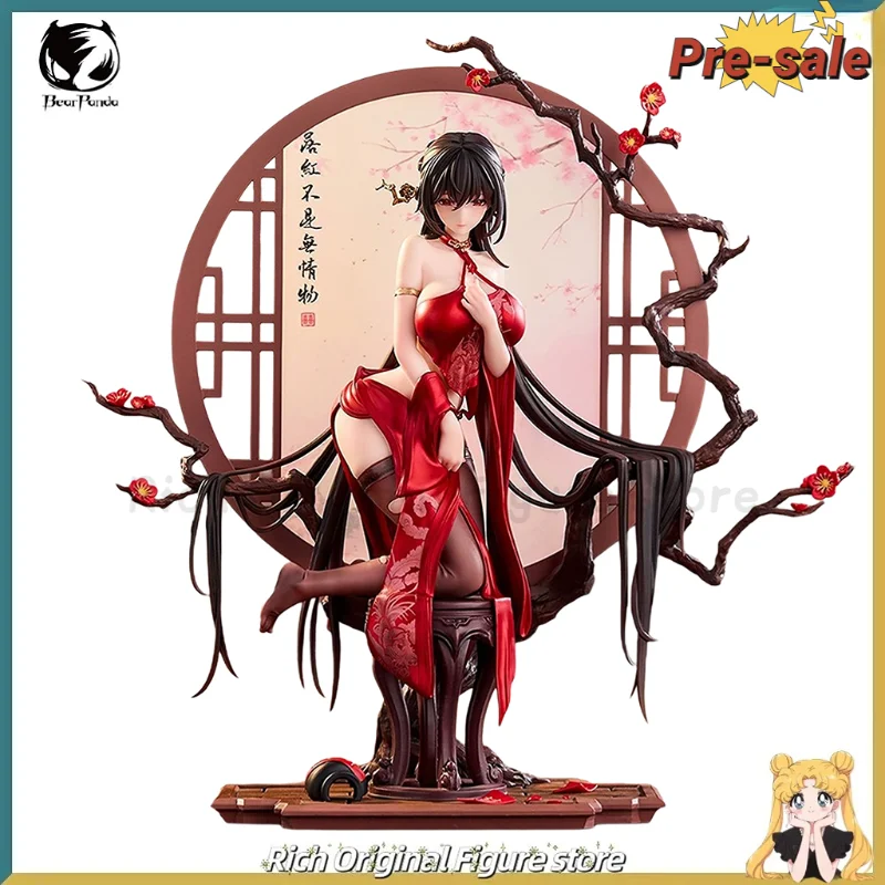 

【Предпродажа】Оригинальная серия BearPanda в китайском стиле, юбилейное издание, падшие лепестки, масштаб 1/6, фигурка, модель, игрушка, статуя