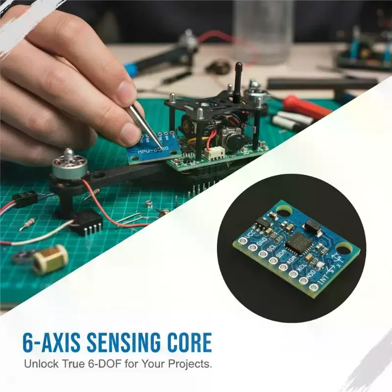 Low Power MPU6050 GY-521 6DOF Sensor Module 3-Axis Accelerometer Gyroscope for Wearable Device DIY