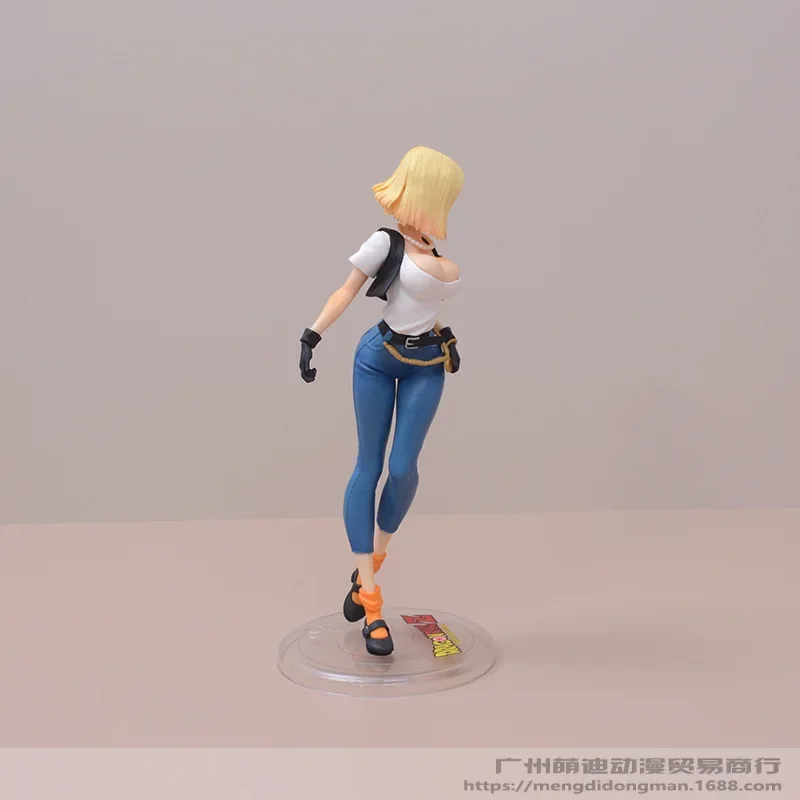 Neue 20cm Drachen ball z sexy Jeans Android 18 Action figur Spielzeug Sammlung Puppe Weihnachten Drachen ball z Geschenk