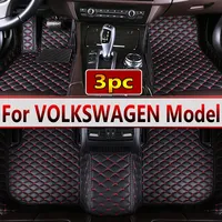 Car Floor Mats For VOLKSWAGEN e-Golf CC Passat B5 B6 B7/B8 SE estate Variant Touran L allspace Phaeton Car Accessories 2022 2023