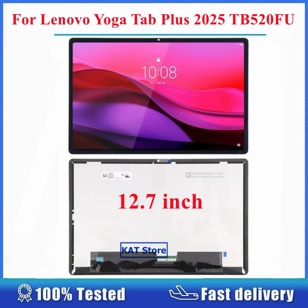 

Compatible For Lenovo Yoga Tab Plus 2025 TB520FU LCD Display Screen Touch Digitizer Full Assembly Replacement