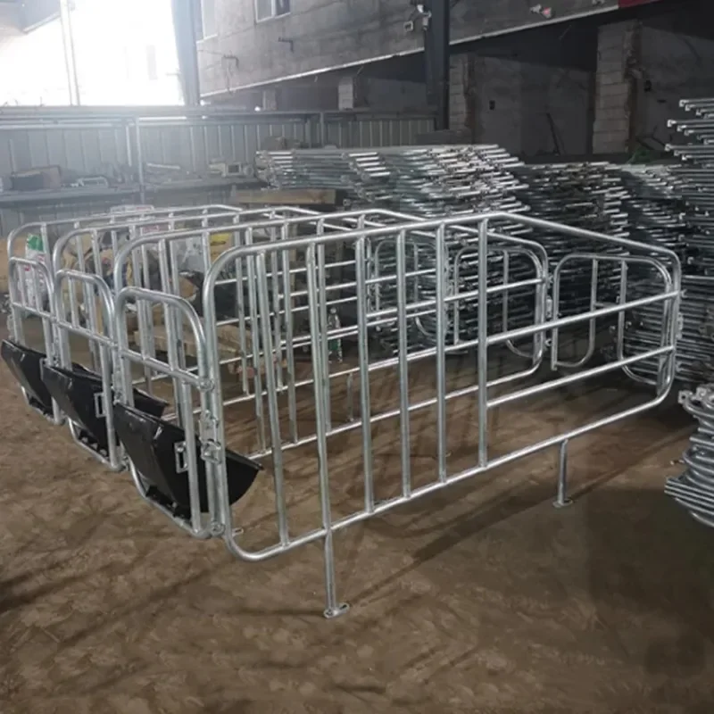 High Quality and Professional Hot Galvanized Fence Pig Cage Equipment Pig Farrowing Crate