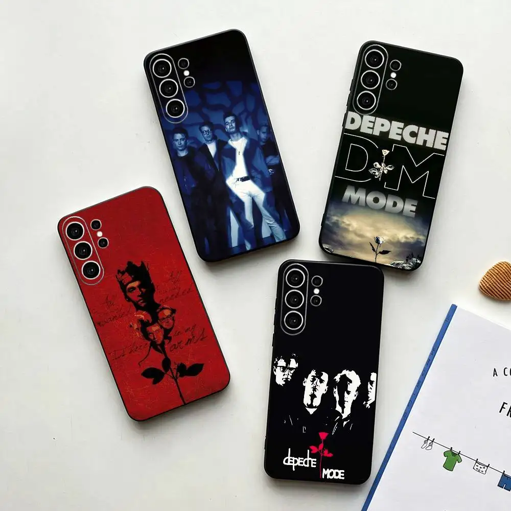 Band Depeches Modes  Phone Case Black Silicone Soft For Samsung S26,S25,S24,S23,S22,S21,S30,Ultra,Plus,Fe,Lite