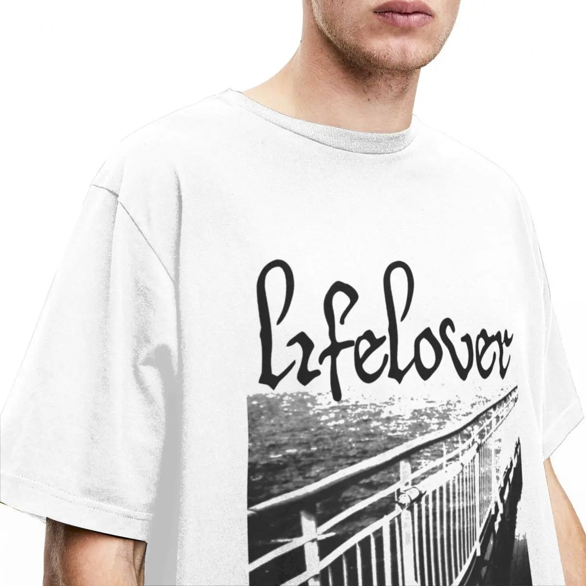 Lifelover Black Metal Band Shirt for Men Women Vintage Music Novelty 100% Cotton T Shirt O Neck Short Sleeve All Seasons Cloth