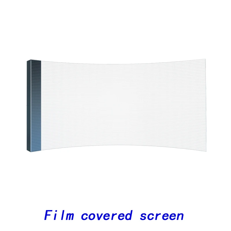 High Quality Lightweight LED Film Screen Highly Transparent and Simple Structure with No Pressure on Glass for Display