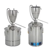 30L Water Alcohol Distiller Stainless Steel DIY Moonshine Equipment for Whisky Wine Beer Spirits Still Home Brewing Kit