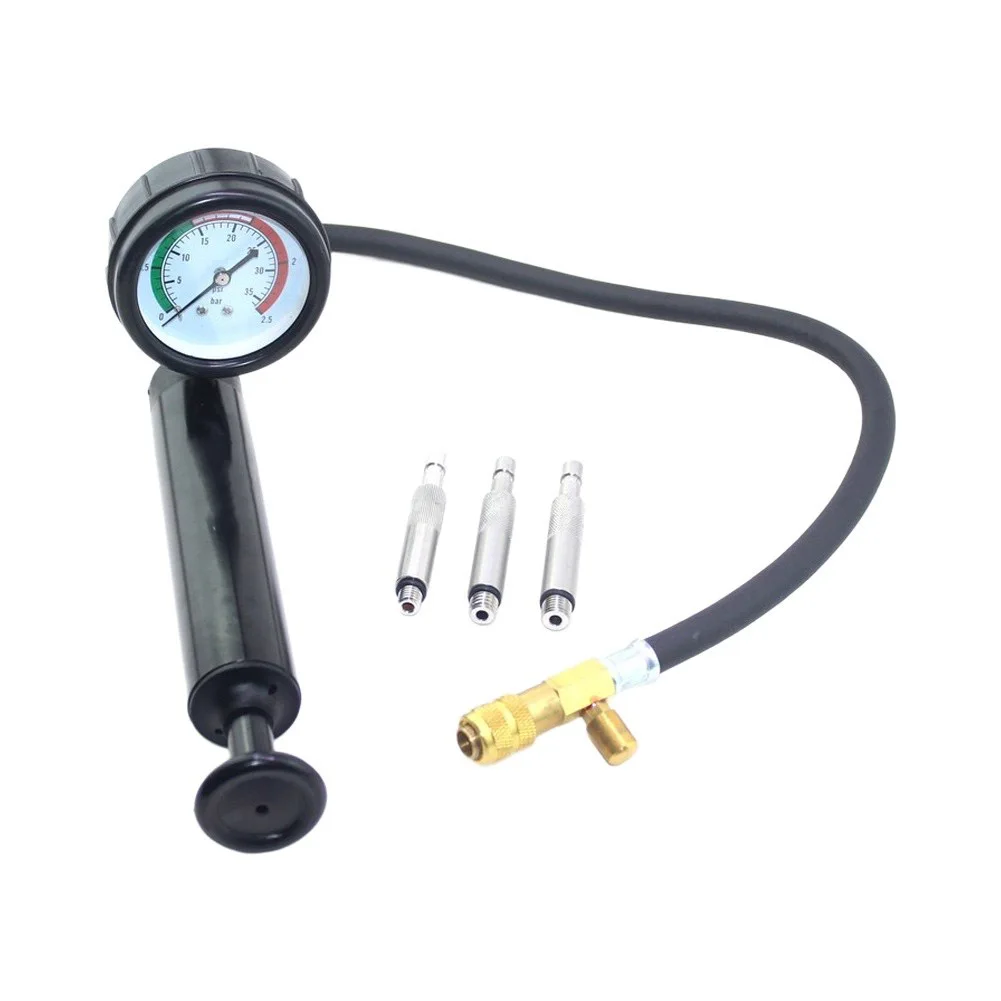 Outboard Motor Leak Detector for Air Tightness Testing with Iron and Plastic Construction Black Compact Design