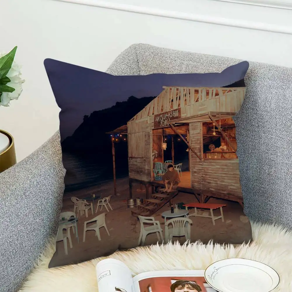 

S-Saiko Pillow Case Album Case Sofa Decorative Home Double-sided Printing Short Plush Cute Cushion Cover