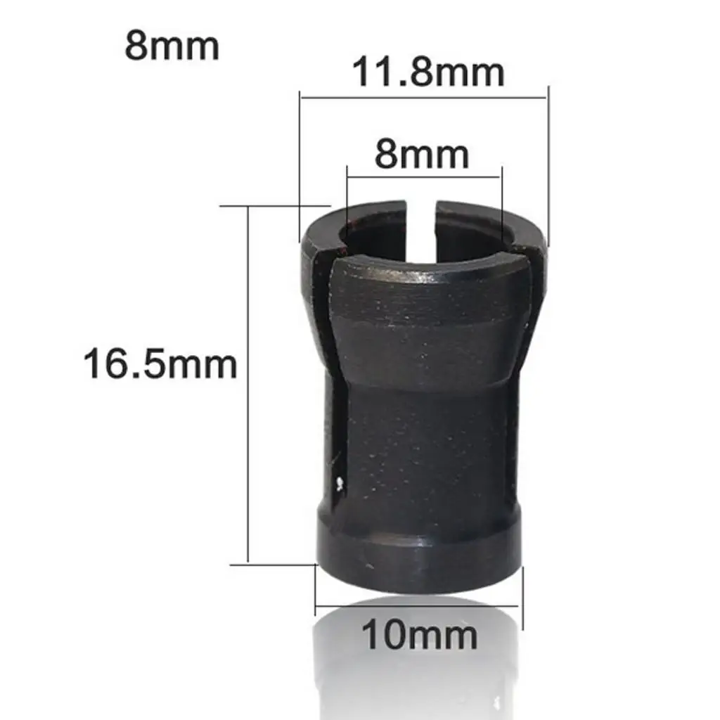 Milling Chuck Adapter Cemented Carbide Tight Clamping Router Bit Collet for Engraving Machine Wood Working Tool