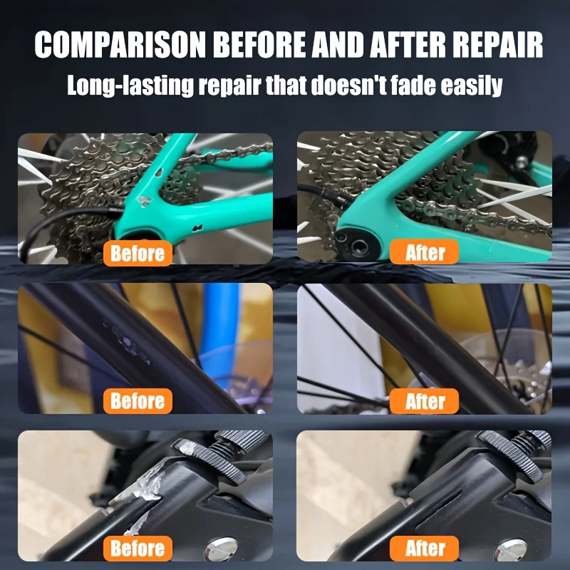 KJM Bicycle Scratch Repair Pen Mountain Bike Touch Up Paint 20ml For Metal Plastic Ceramic Car Motorcycle Paint Repair