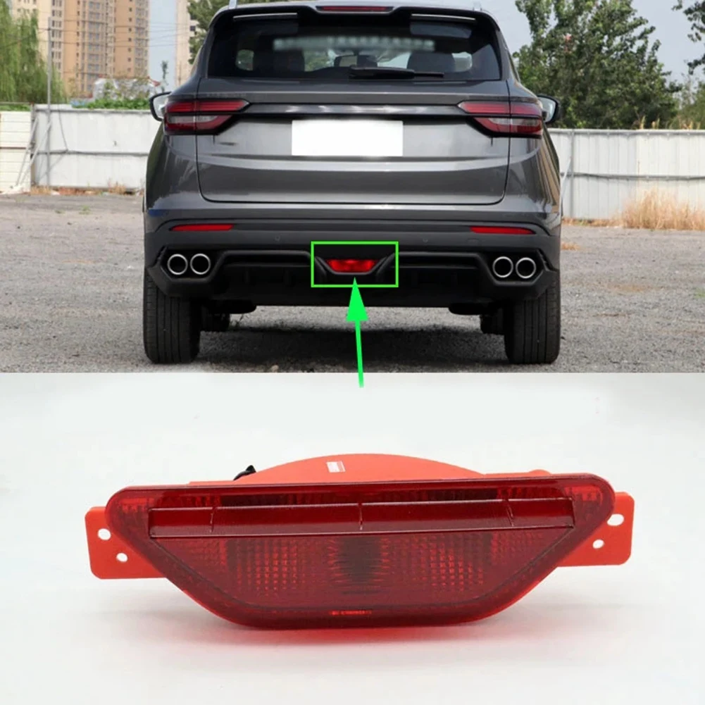 WF-Car Rear Tail Light Bumper Middle Lower Brake Light Reflector Fog Lamp For Geely Coolray SX11 /Proton X50 2018-2021