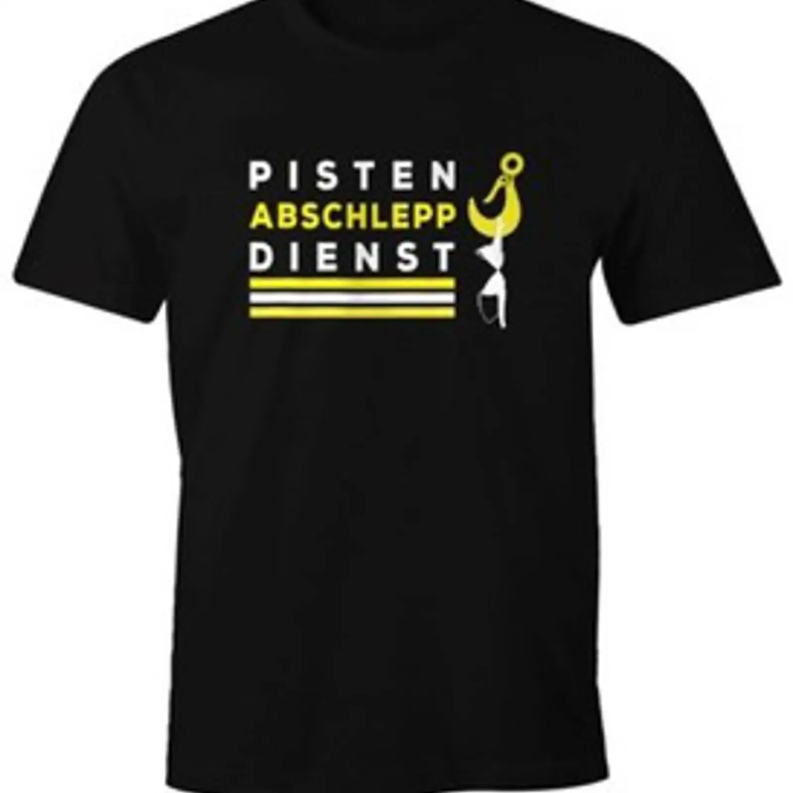 Herren T Shirt Pisten Abschleppdienst Apres Ski Winter Flirten Piste Outfit vintage Washed Unisex Comfortable Versatile graphic