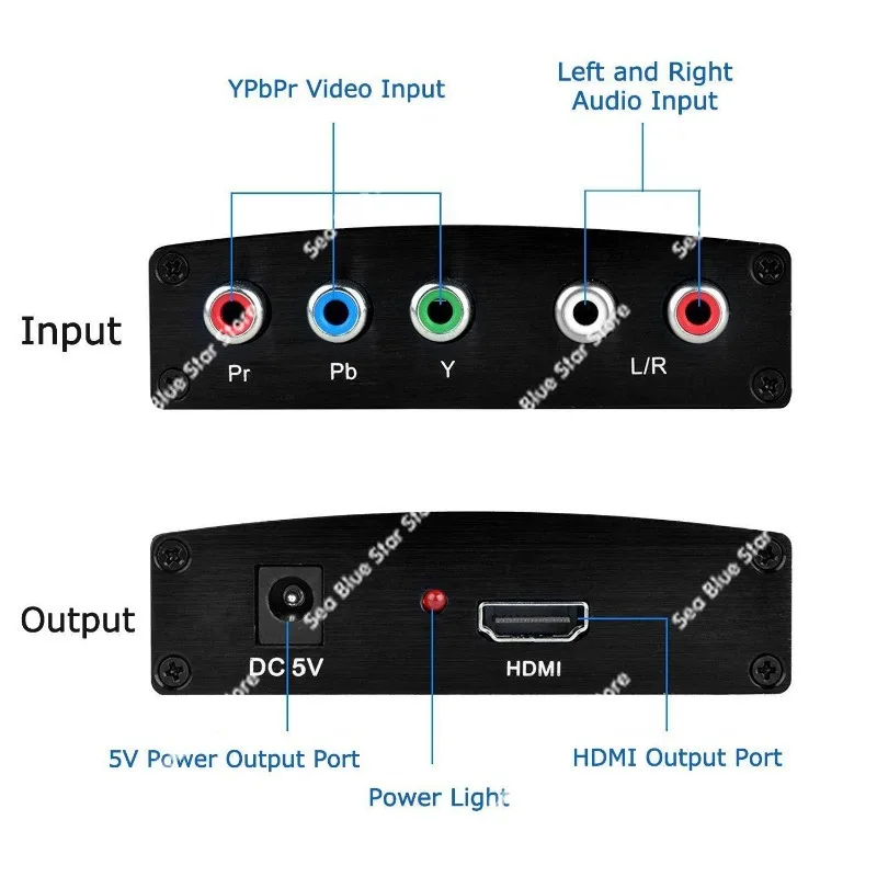 Color Difference Component to HDMI Converter RGB to HDMI Converter YPBPR TO HDMI