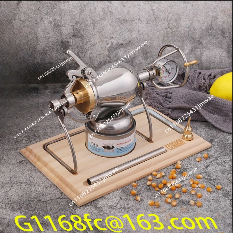 New household mini rice flower machine 304 stainless steel old-fashioned hand-cranked rice flower stove