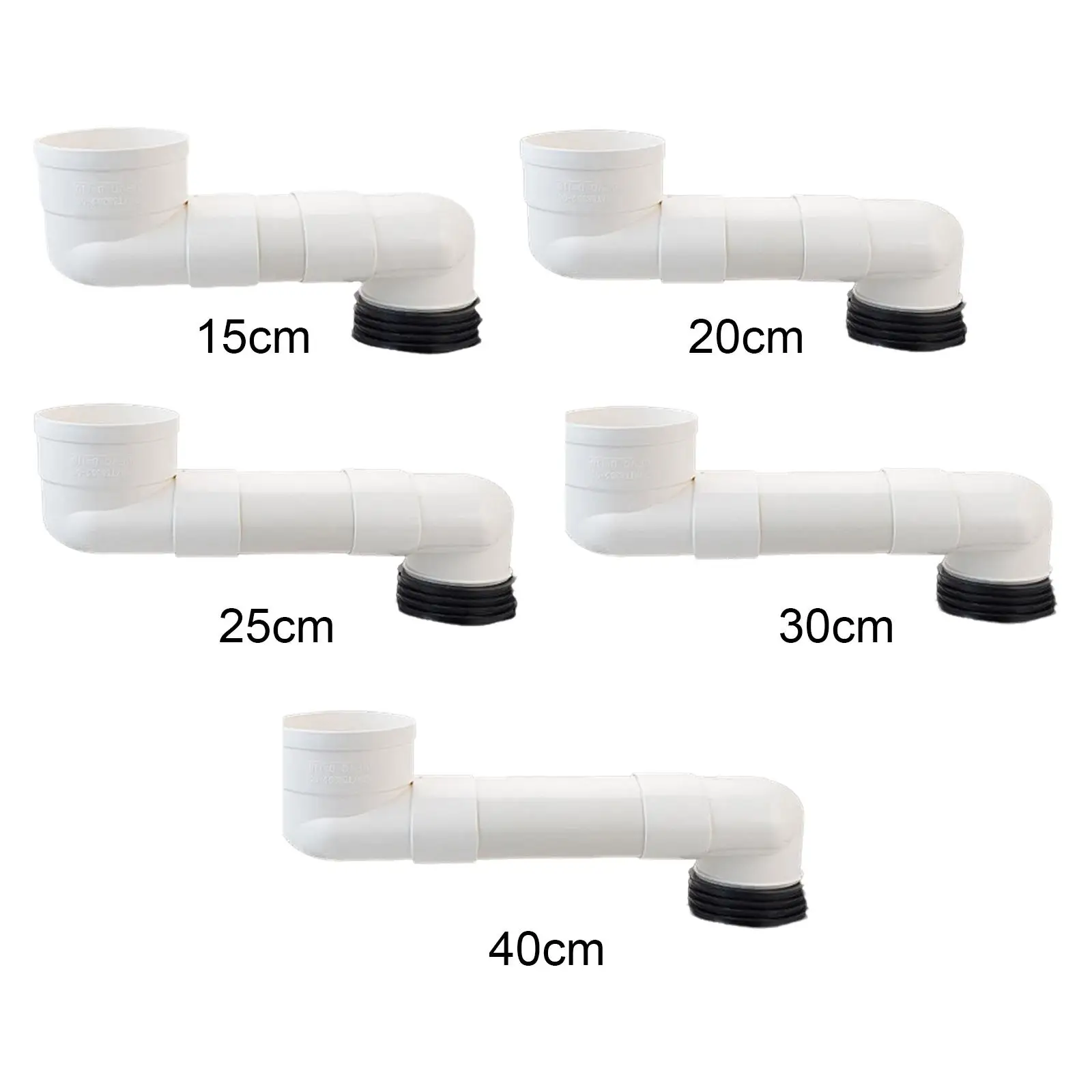 Offset Toilet Flange PVC Tube Extension Shifter Connector Part for Toilet Drainage System Upgrade
