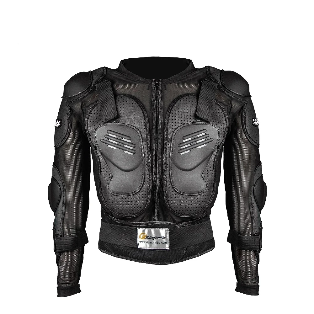 Chaqueta de motocicleta de manga larga con pegatinas mágicas, transpirable, ajustable, Protector de carreras, armadura de Hx-p13, equipo de protección