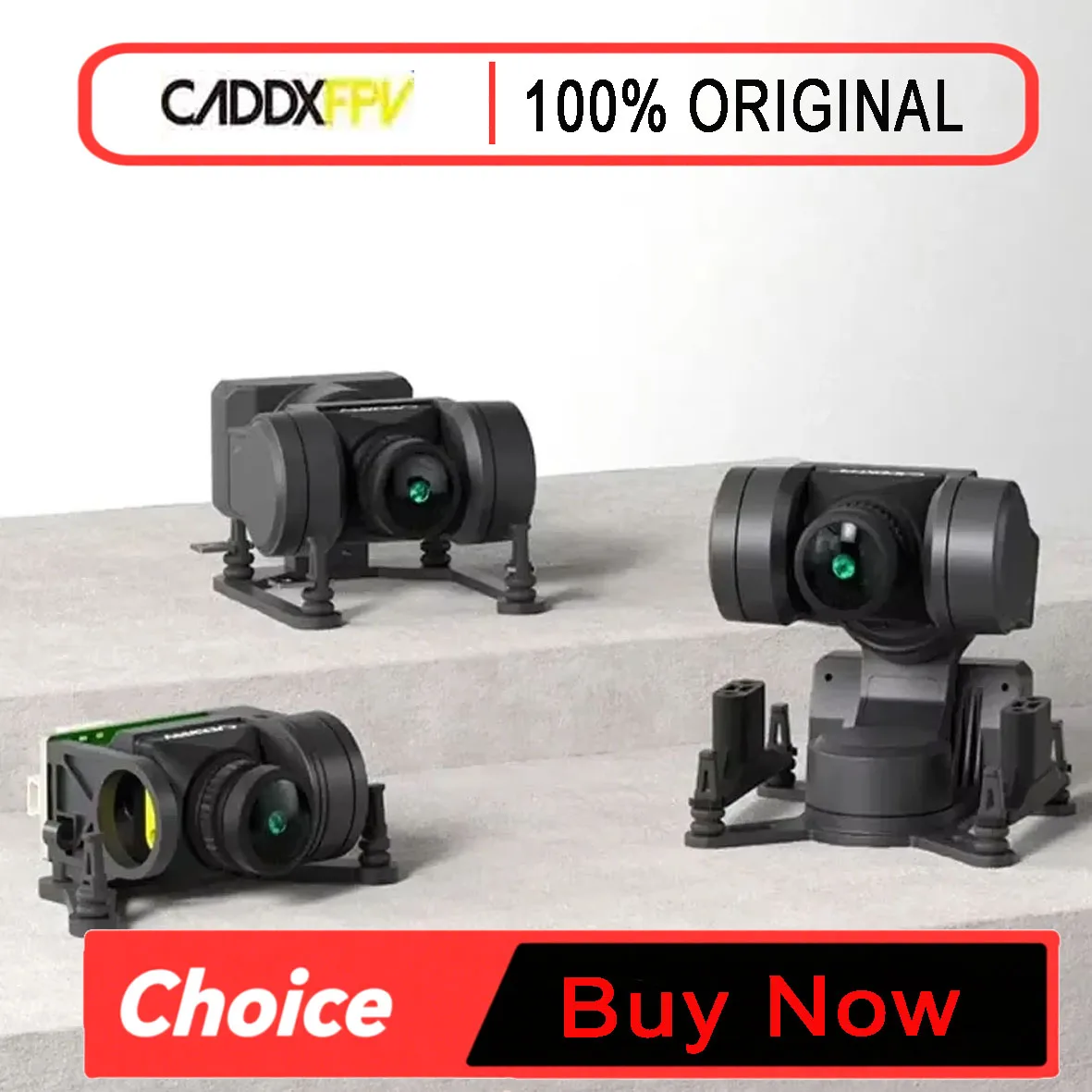 CADDXFPV GM Series FPV Gimbal GM1 / GM2 / GM3 (No Camera) Head Track for 19mm Camera Avatar HD Goggles RC Parts