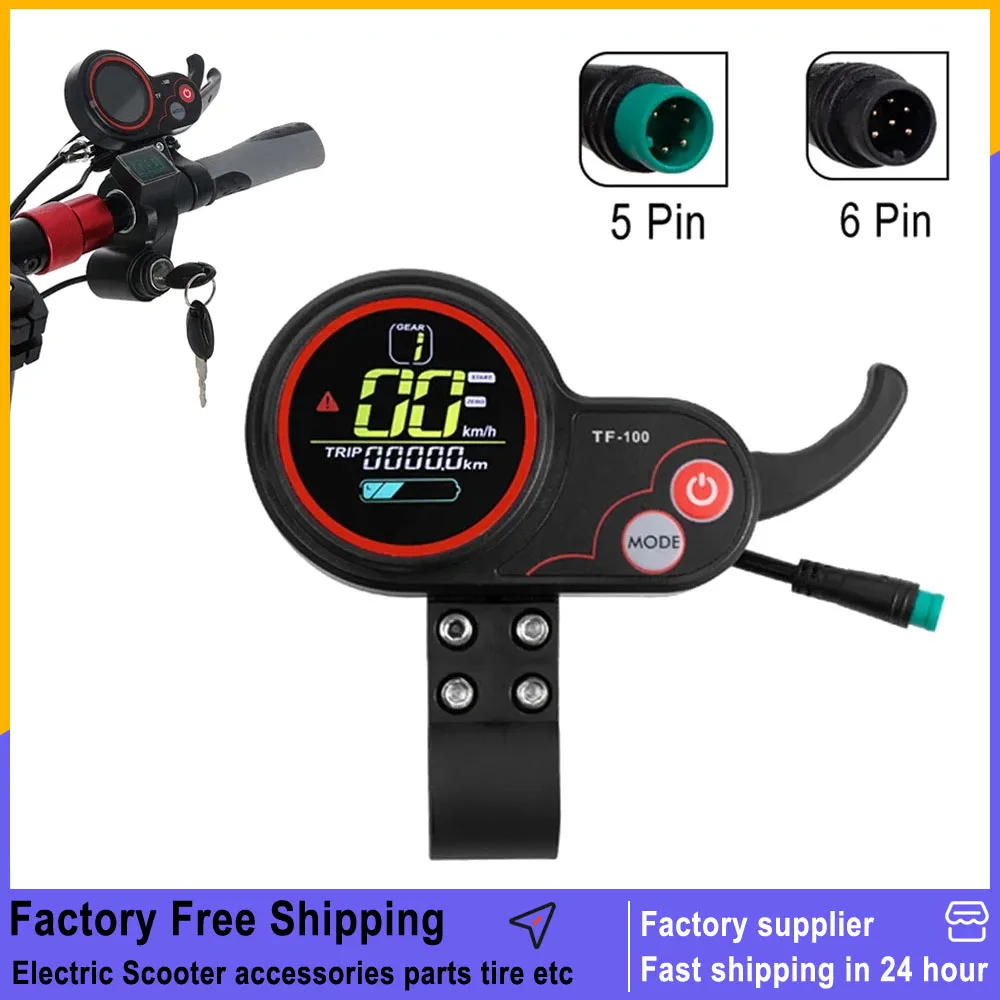 5 Pin 6 Pin TF-100 USB Charging Scooter Display Panel Communication Instrument for Kugoo M4 Electric Scooter Replacement Parts