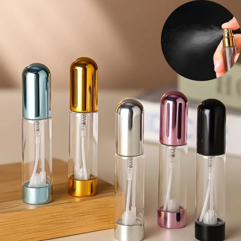 8ml มินิขวดน้ําหอมรีฟิลคอนเทนเนอร์เครื่องสําอางที่ว่างเปล่าแบบพกพาสเปรย์ Atomizer ขวดแบบพกพาขวดน้ําหอม