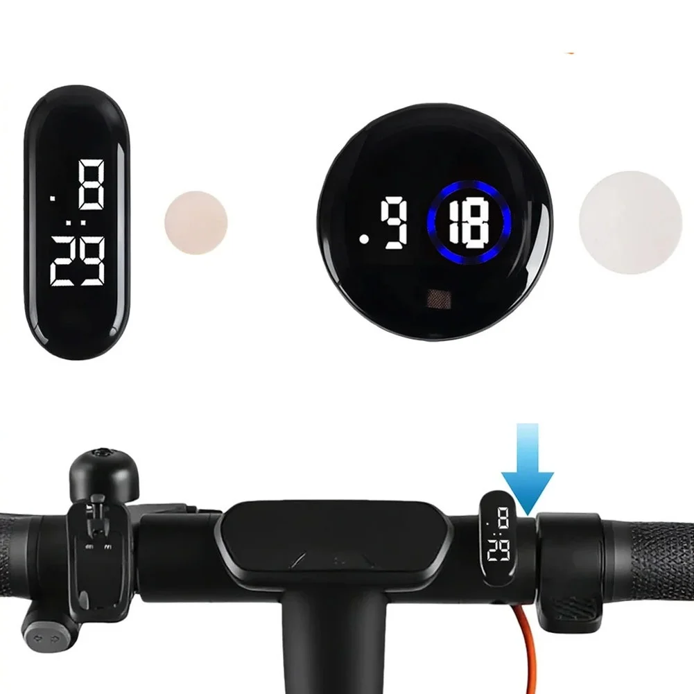 Car LED Clock Touch-Control Dashboard Watch With LED Display For Electric Bicycles For Scooters Bicycles And ATVs