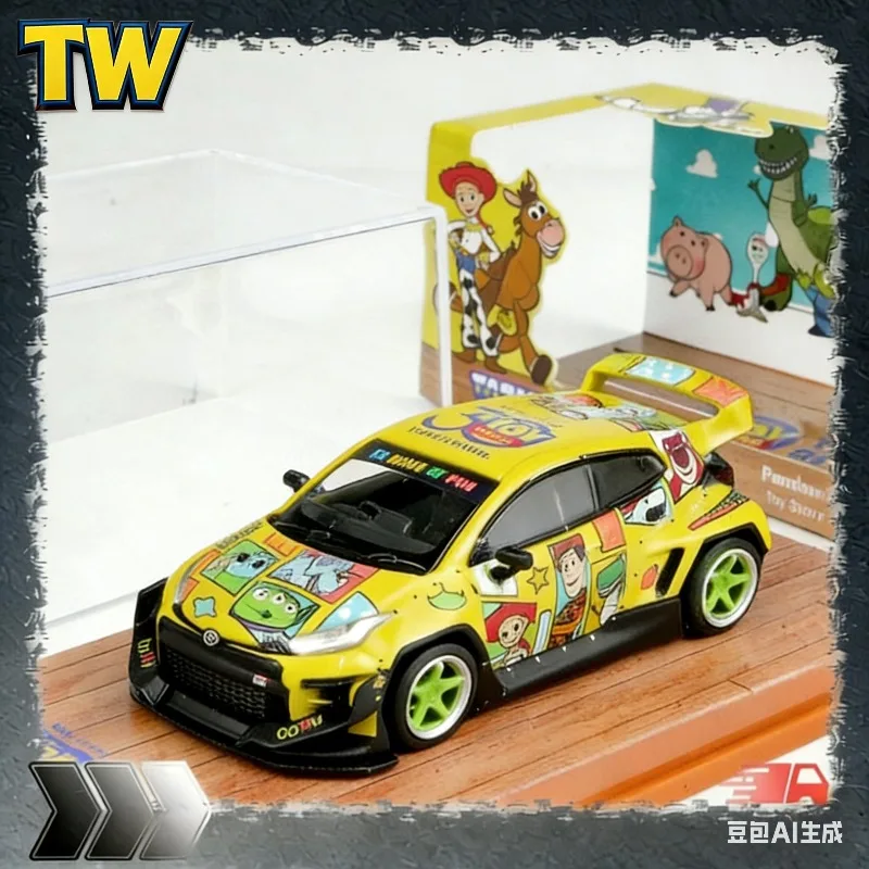 

Масштабная модель автомобиля Toyota GR Yaris Pandem 1:64, статическая, из сплава, для мальчиков, коллекционная, декоративная, для взрослых.