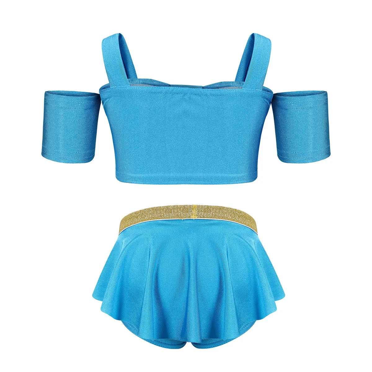 2-10 YRS Summer Kids Swimwear Princess Theme Jasmine Elsa Delicate Style Bathing Suit Beach Wear Pool Party Costume for Toddler
