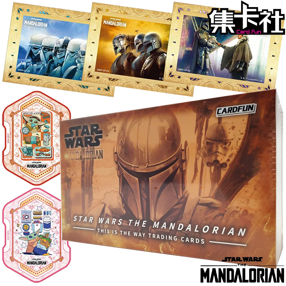 CARD.FUN Official STAR WARS Collection Card Children's Science Fiction Movies The Mandalorian Creative Card Entertainment Toys