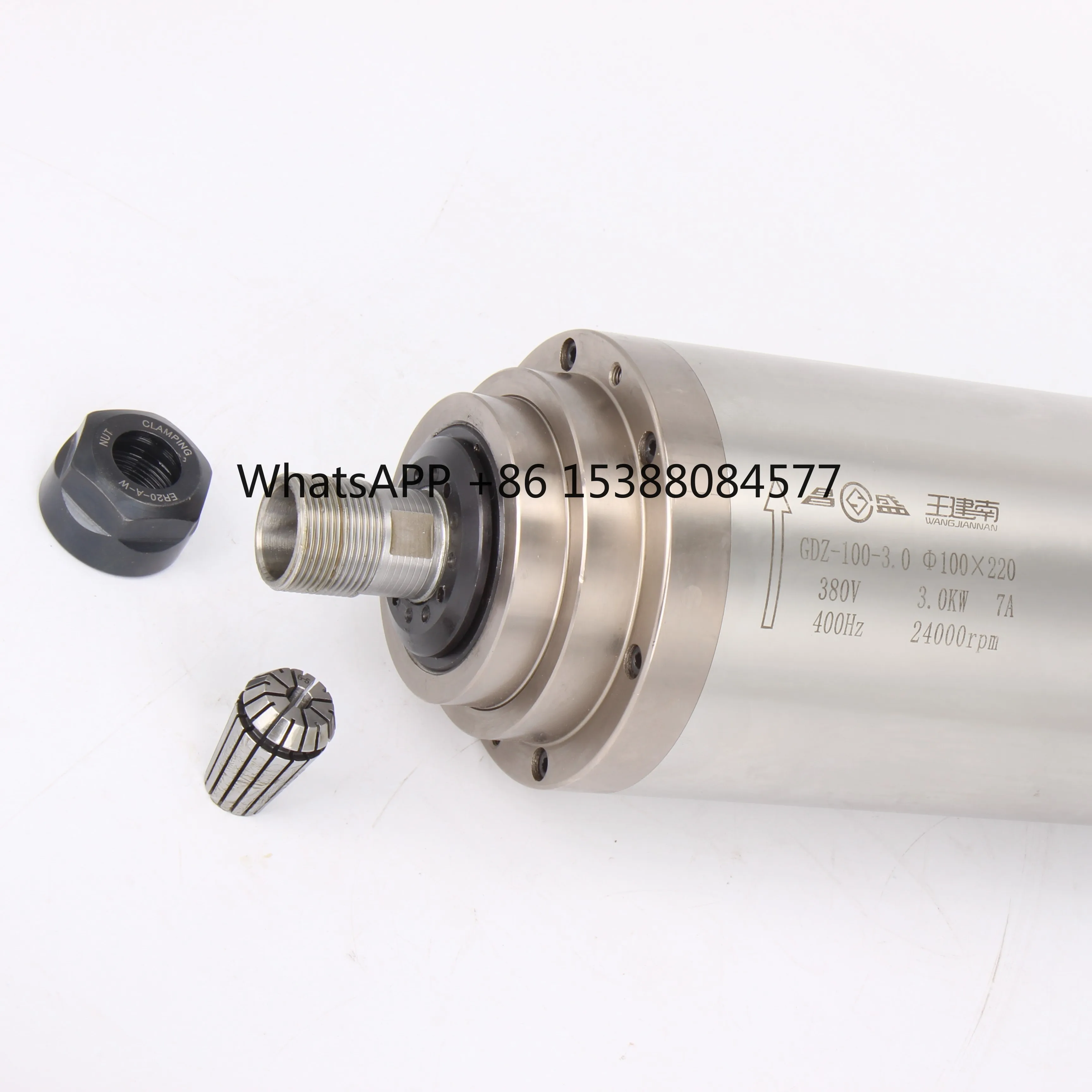 

220V 380V 3.2Kw CNC Spindle Motor Three-Phase Water-Cooled 100mm Spindle Diameter