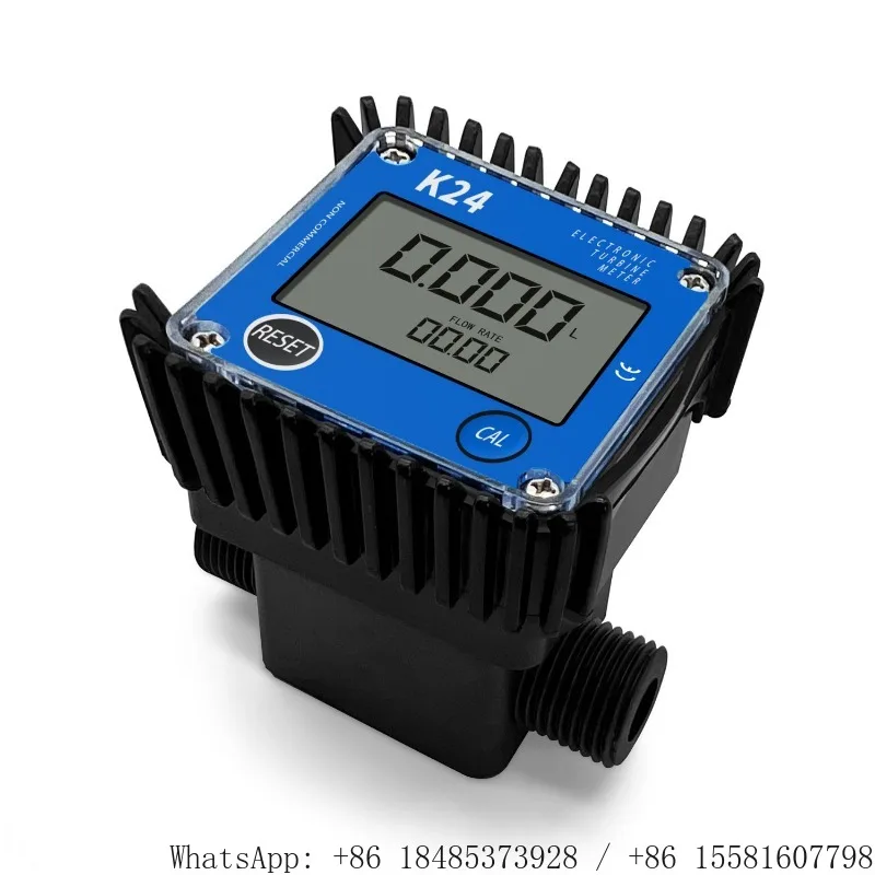 K24 Digital Gear Flow Meter 1/2 Inch Thread Micro Flow Sensor for Diesel  Methanol Urea Engine Oil Chemical Liquid