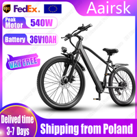 Electric Bike 540W Peak Power Brushless Motor 36V10AH Lithium Battery Electric Bicycle Adult with NFC Function 26inch Tire Ebike