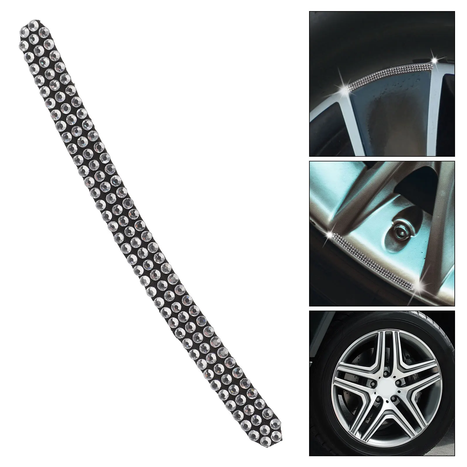 

5Pcs Car Rim Protection Rings Wheel Stickers for Rims Neon Reflective Tire Decals Car Decoration Universal Fit