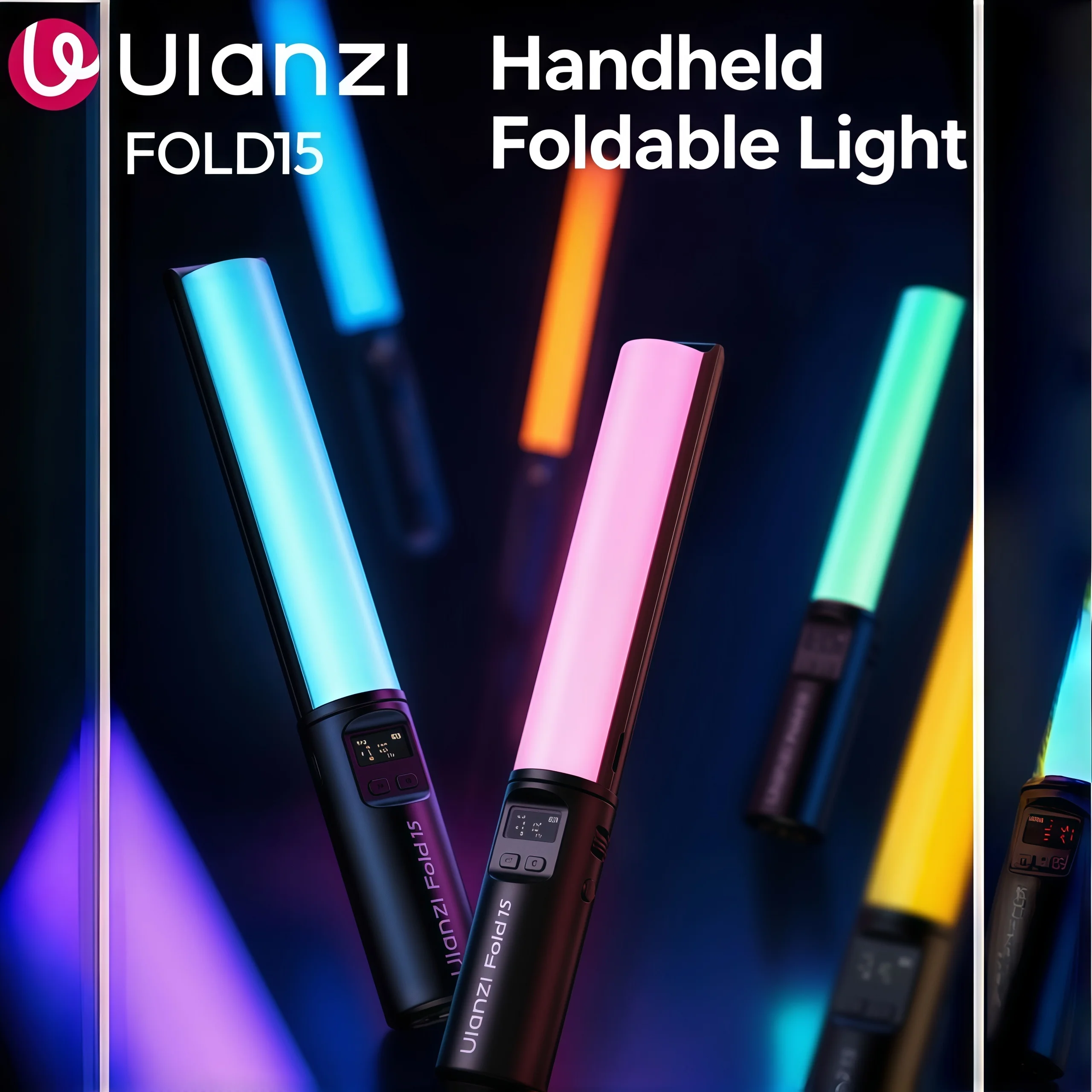 Outdoor Lighting Video Shooting - Ulanzi FOLD15W Handheld Rod Light Folding
