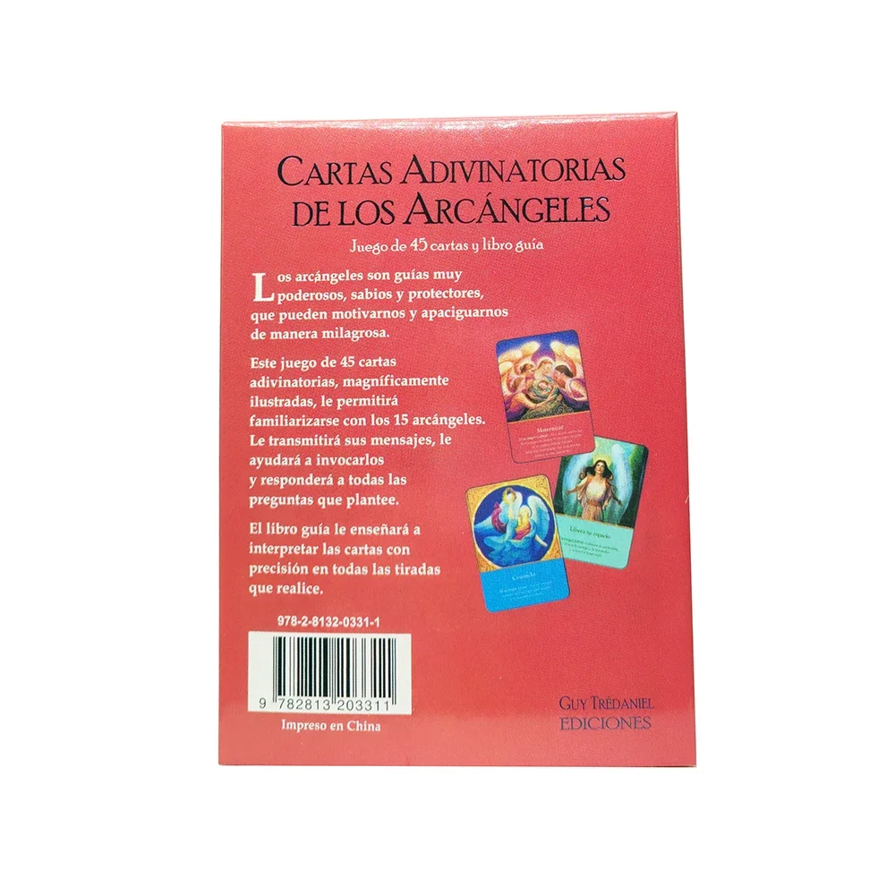 NEW Upgraded Version Spain Edition Archangel Oracle Cards. with Spain Guide . Oracle Cards for Beginners Support Wholesale