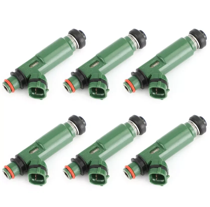 High quality 6X Fuel injectors For TOYOTA 1FZ-FE LANDCRUISER FZJ78 79 105 23209-66010 LEXUS 23250-66010 FREE SHIPPING!!!