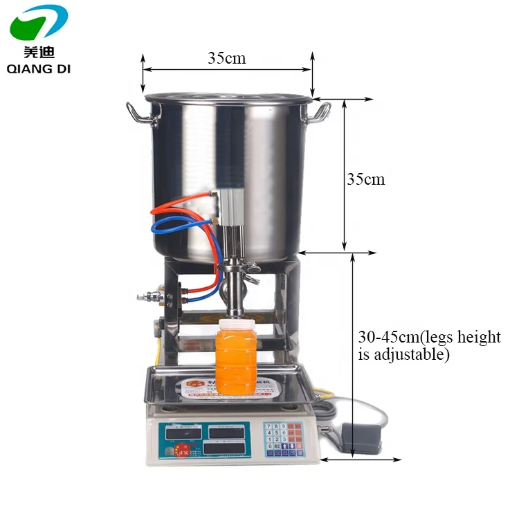 متعددة الوظائف الهوائية العسل تعبئة حشو الكاتشب المياه السائلة آلة تعبئة مستحضرات التجميل #5