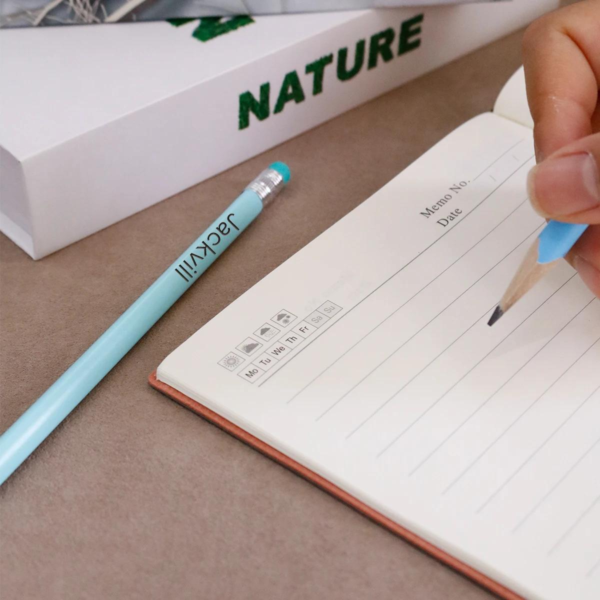 Custom Text Pencils,Personalized Pencils For Kids,Customizable Cute Pencils,Back To School Supplies,Gifts For Friends,Cute view 6