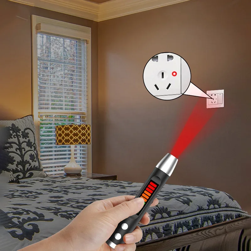 S16 Signal Detection Pen Anti Peeping Camera Eavesdropping Positioning Monitoring Detector Hotel Infrared Magnetic GPS Scanner