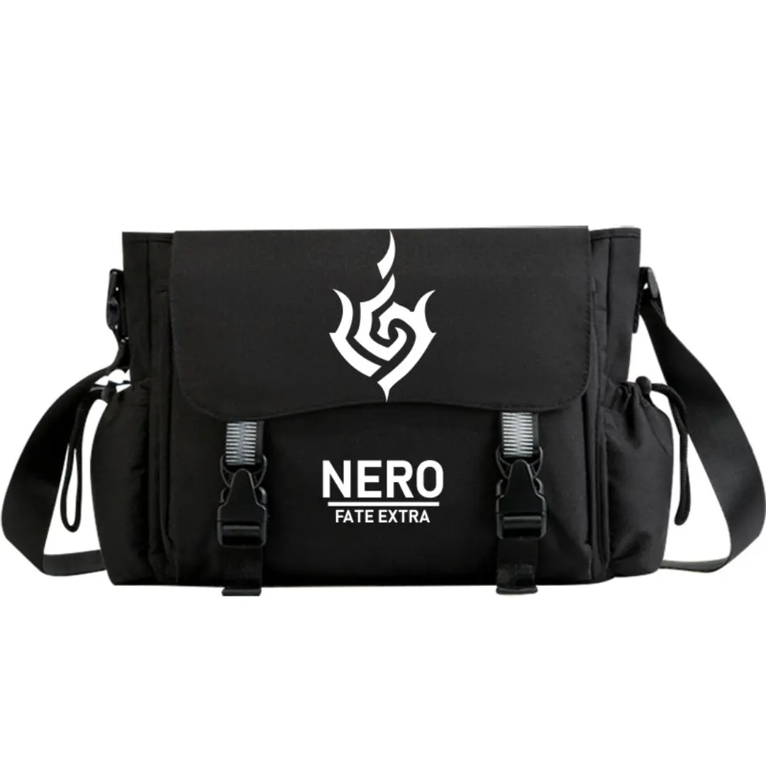 Anime Fate/Zero Saber Alter Curse Seal Cosplay Nylon Cloth Cartoon Bag Campus Student Messenger Bag Men Women Gift