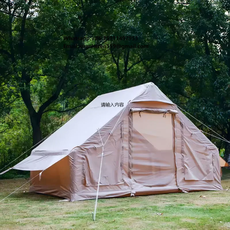 

Beautiful and Luxurious Outdoor Camping Inflatable Tent Oxford Fabric One Bedroom Structure