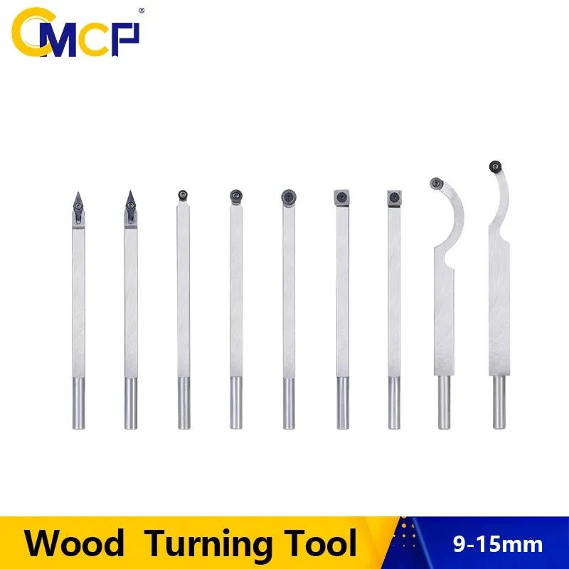 CMCP Woodturning Tool Carbide Insert Cutter Swan Neck Wood Turning Lathe Chisel for WoodWorking Lathe Machine Wood Turning Tools