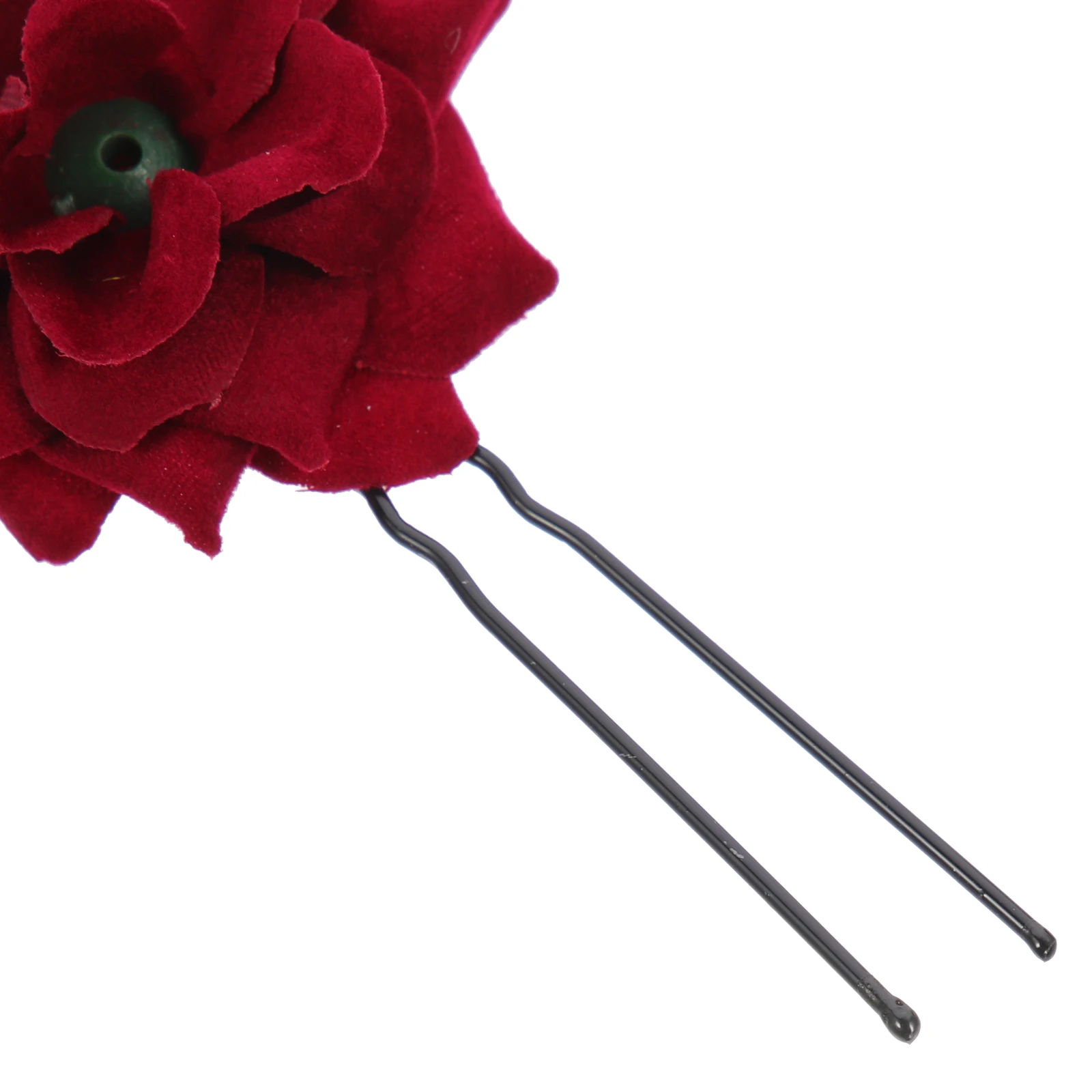 

6Pcs Rose Flower Hair Fork Elegant Design Fashionable Simple Durable Material Easy to Use Women Bridal Party Gift