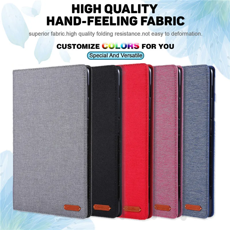 For iPad Air 2 Air 1 Case Cover for iPad 9.7 2018 2017 Case 5 6 5th 6th Generation Funda Fabric Smart Coque With Auto Sleep wake